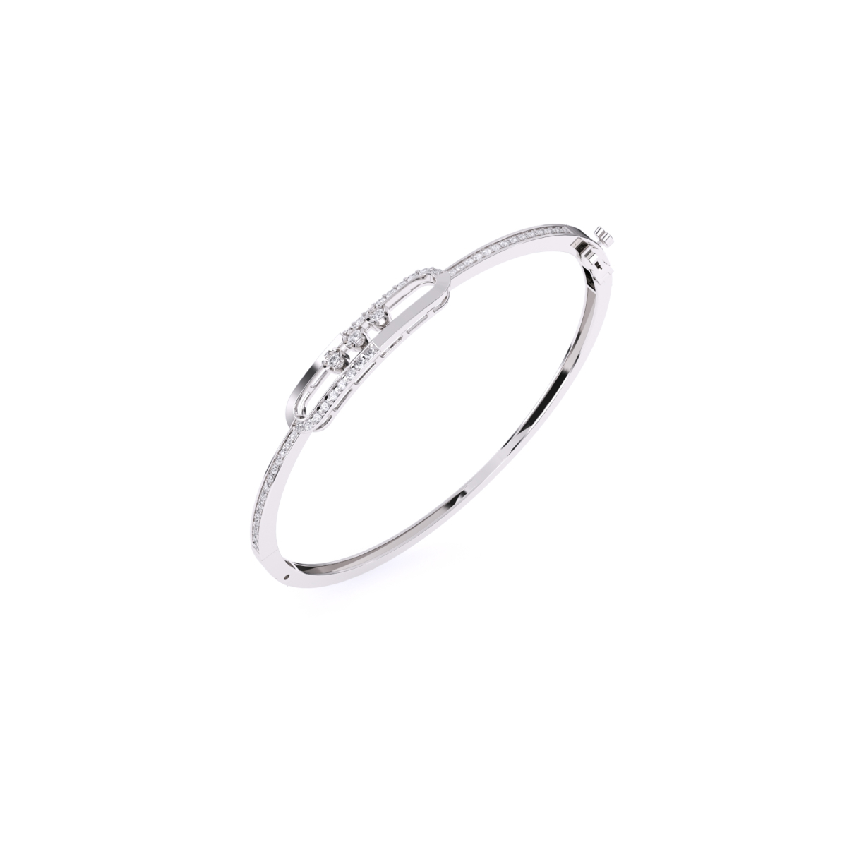Gorgeous Half Eternity Diamond Bracelet